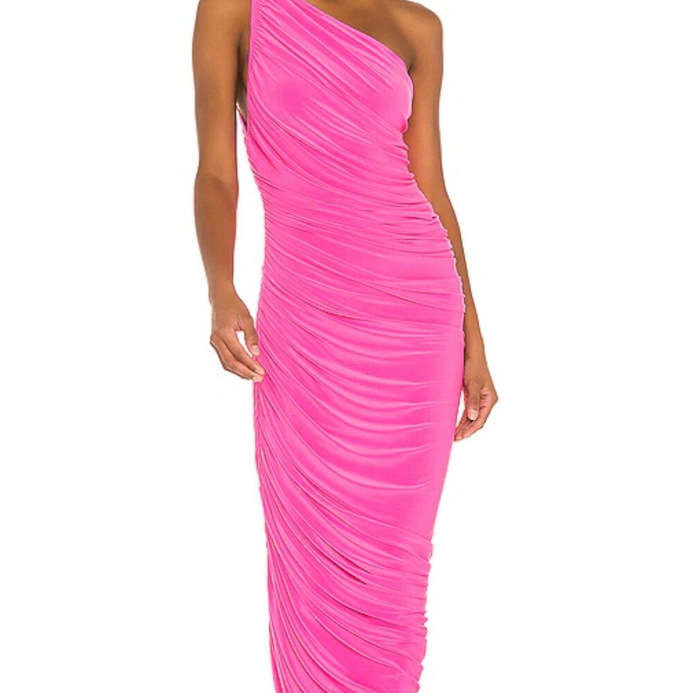 NWT | Norma Kamali Diana Gown | Rose | Size XS | NWT